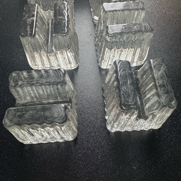 Vintage Czech crystal 6 pcs knife set - Picture 4 of 7